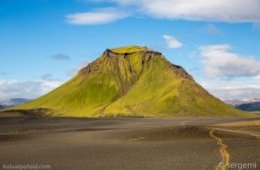 салатовые горы Исландии